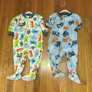 Carter’s 12 Month Boys Fleece Footie Pajamas